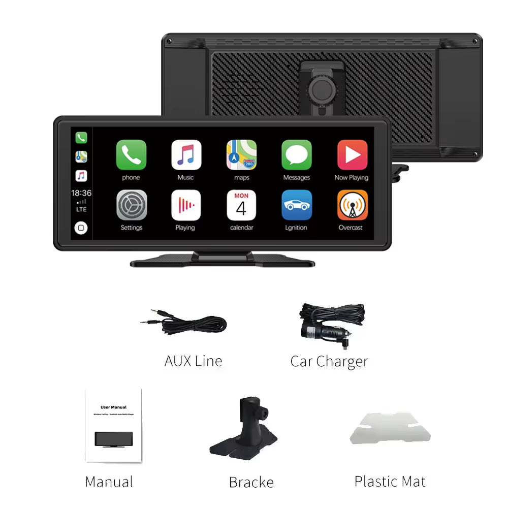 Drive Smart: 10.26-Inch Wireless CarPlay & Android Auto Multimedia Video Player