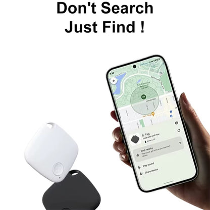 Smart Bluetooth GPS Tracker Tag with Anti-Lost Reminder Android IOS App Compatible Car Key Pet Finder Rated Locator